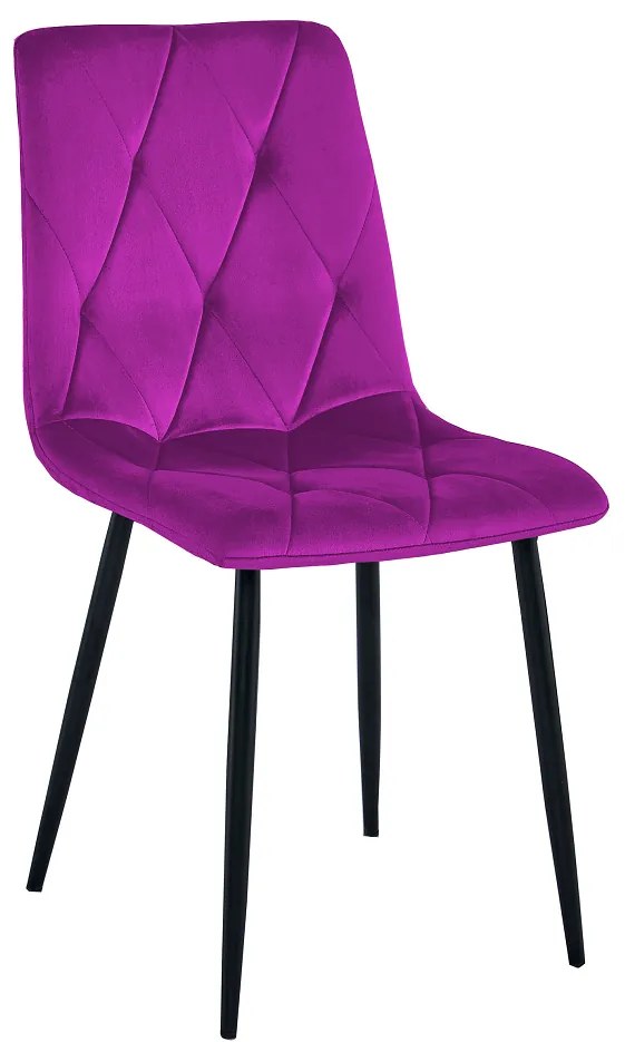 Jedálenská stolička DORA – fialová