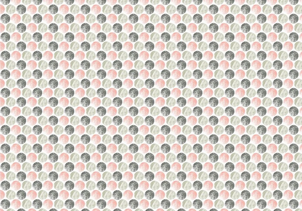 Fototapeta - Kruhy Mozaika (152,5x104 cm)