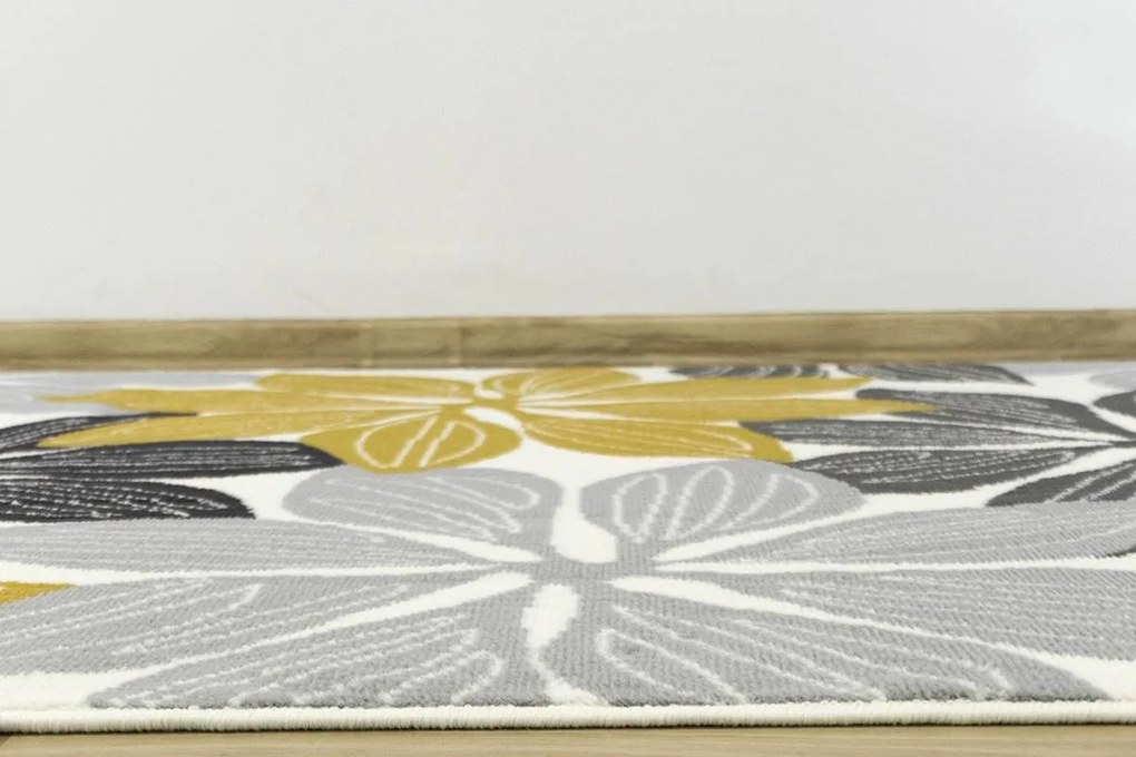 VANHOUTTE GRAFITOVÝ MEDOVÝ KOBEREC DO OBÝVAČKY POD STOLÍK LUNA 200 x 290 cm