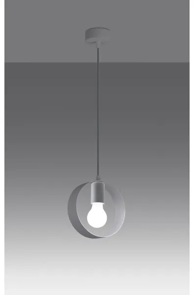 Sollux SL.1137 - Luster na lanku TITRAN 1xE27/60W/230V biela