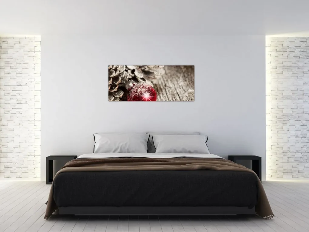 Obraz - Vianočné ozdoby (120x50 cm)