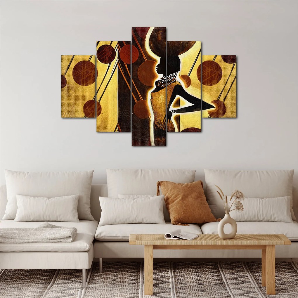 Obraz umelecké pradávnej maľby (150x105 cm)