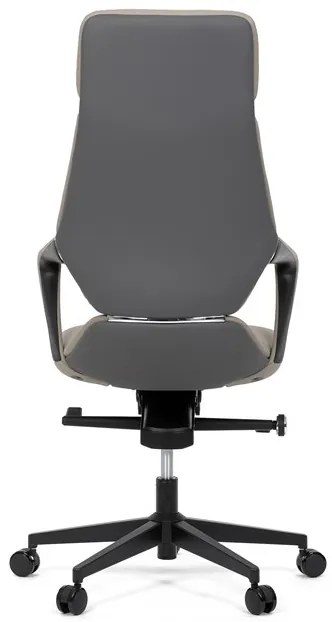 Autronic BONTEC Kancelárske kreslo, synchrónny mechanizmus, šedá ekokoža, KA-T8426 GREY Farba: Modrá