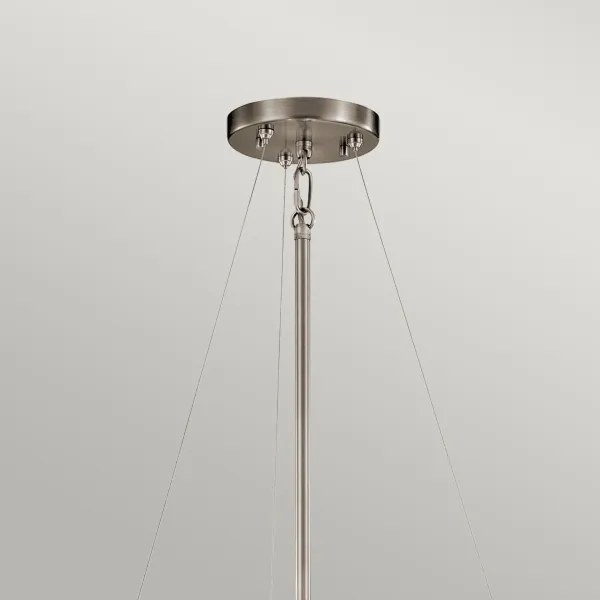 Kichler KL-SILVER-CORAL-P-A - Luster na tyči SILVER CORAL 3xE27/100W/230V chróm