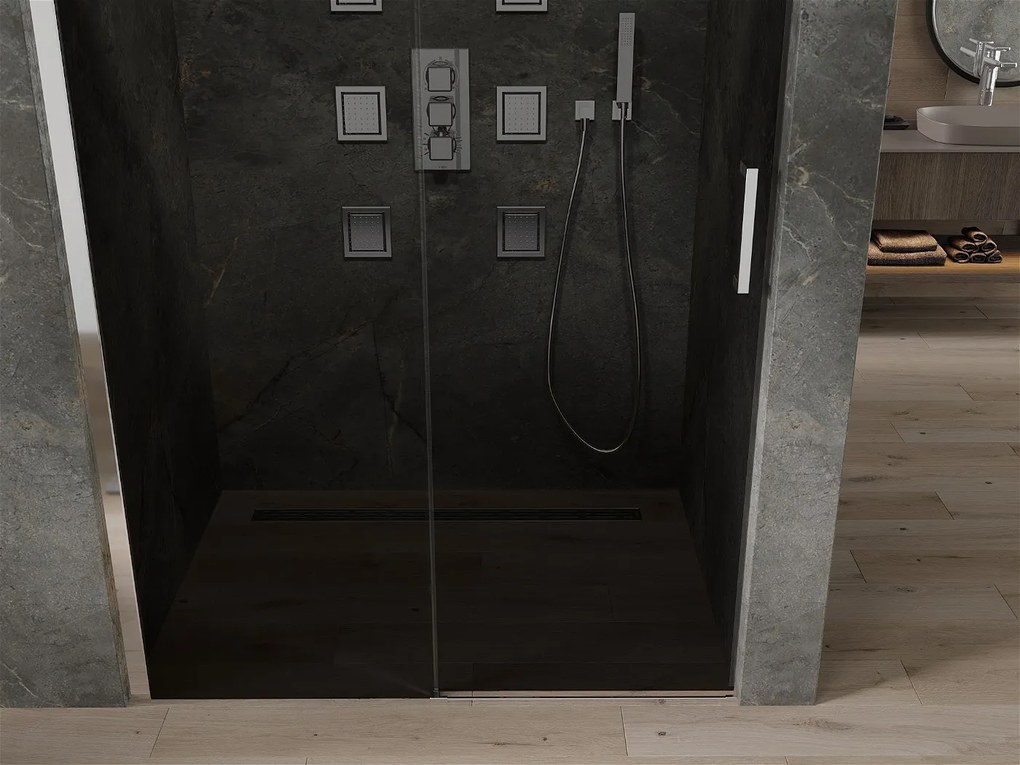Mexen OMEGA posuvné sprchové dvere do otvoru 130 cm, šedé, 825-130-000-01-40