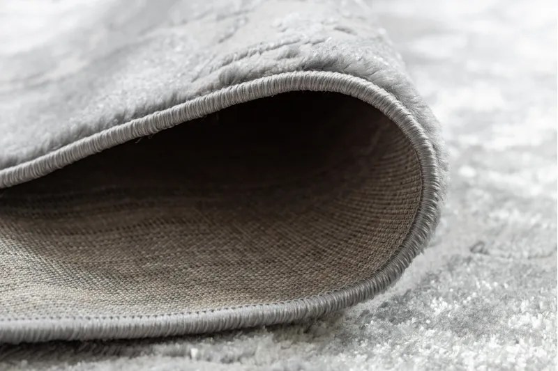 Moderný MEFE koberec 6184 Dlažba tehla, sivý