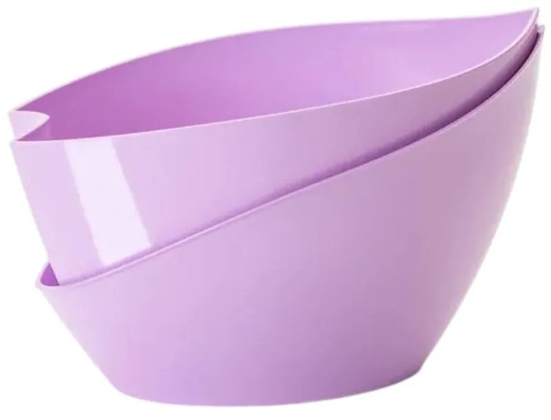 Pastelovofialový samozavlažovací kvetináč Plastia Doppio