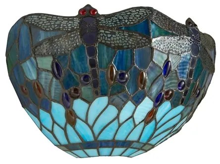 Endon 64102 - Nástenné svietidlo Tiffany DRAGONFLY 1xE14/40W/230V