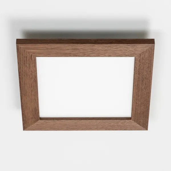 Brilagi - LED Stropné svietidlo SLIMFRAME WOOD LED/25W/230V 34x34 cm tmavohnedá