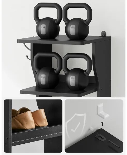 Botník BOTARO čierny