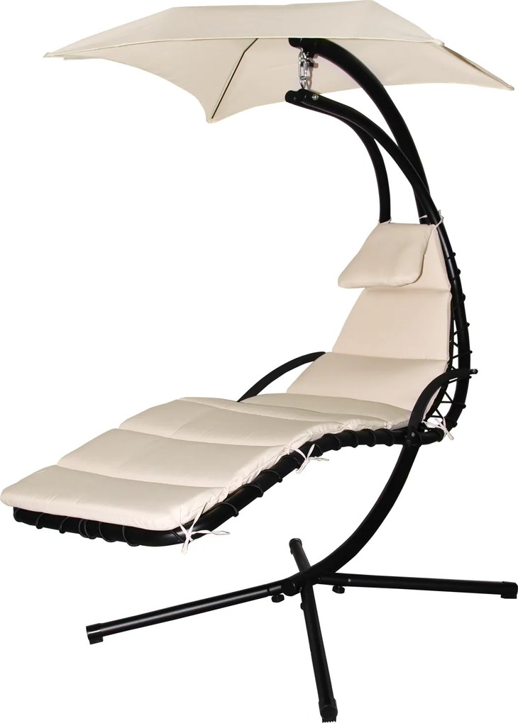 Garden Line BEŽOVÉ ZÁHRADNÉ HÚPAVÉ KRESLO