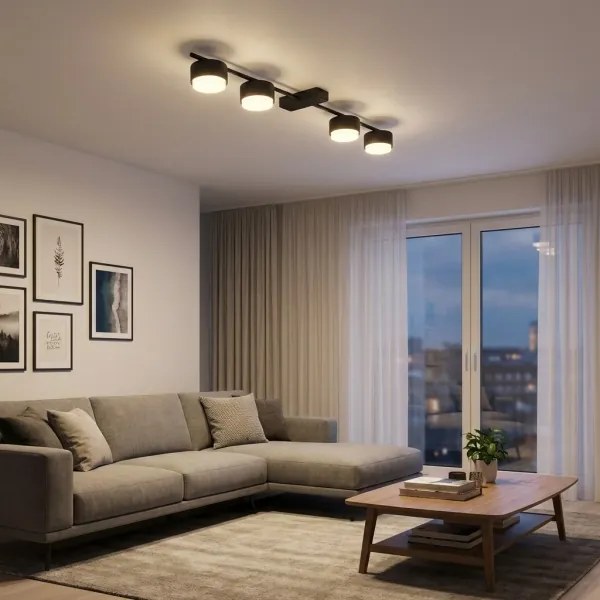 Brilagi - LED bodové svietidlo MONO 4xGX53/30W/230V čierna
