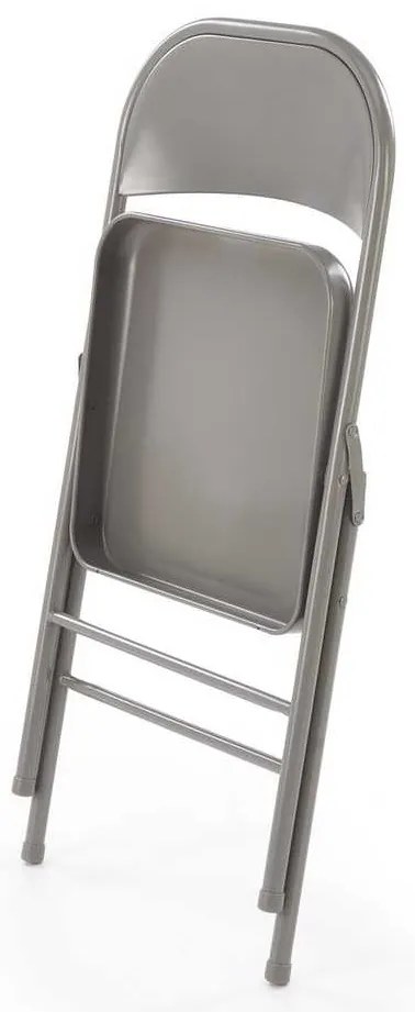 Skladacia stolička Acton, sivá