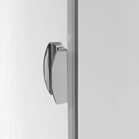 Roltechnik Sprchovací kút MDO1 + MB - otváracie dvere a pevná stena 100 cm 80 cm