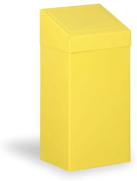 Kovona Kovový odpadkový kôš na triedenie odpadu, 45 l, žltý