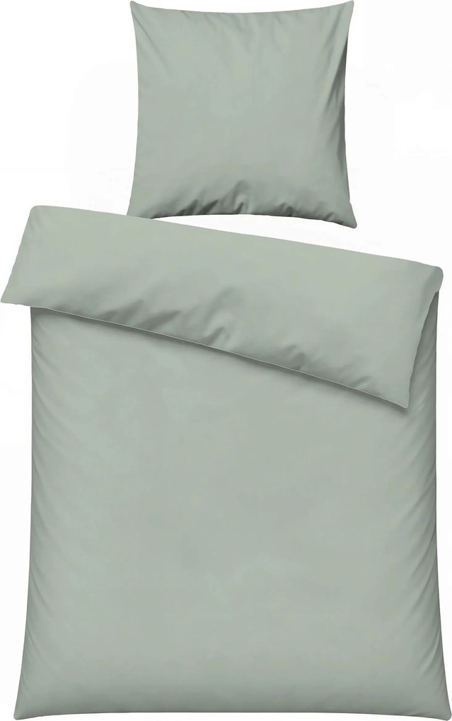 XXXLutz POSTEĽNÁ BIELIZEŇ, šalviovozelená, 135/200 cm - Online Only bytové doplnky - 003808017001