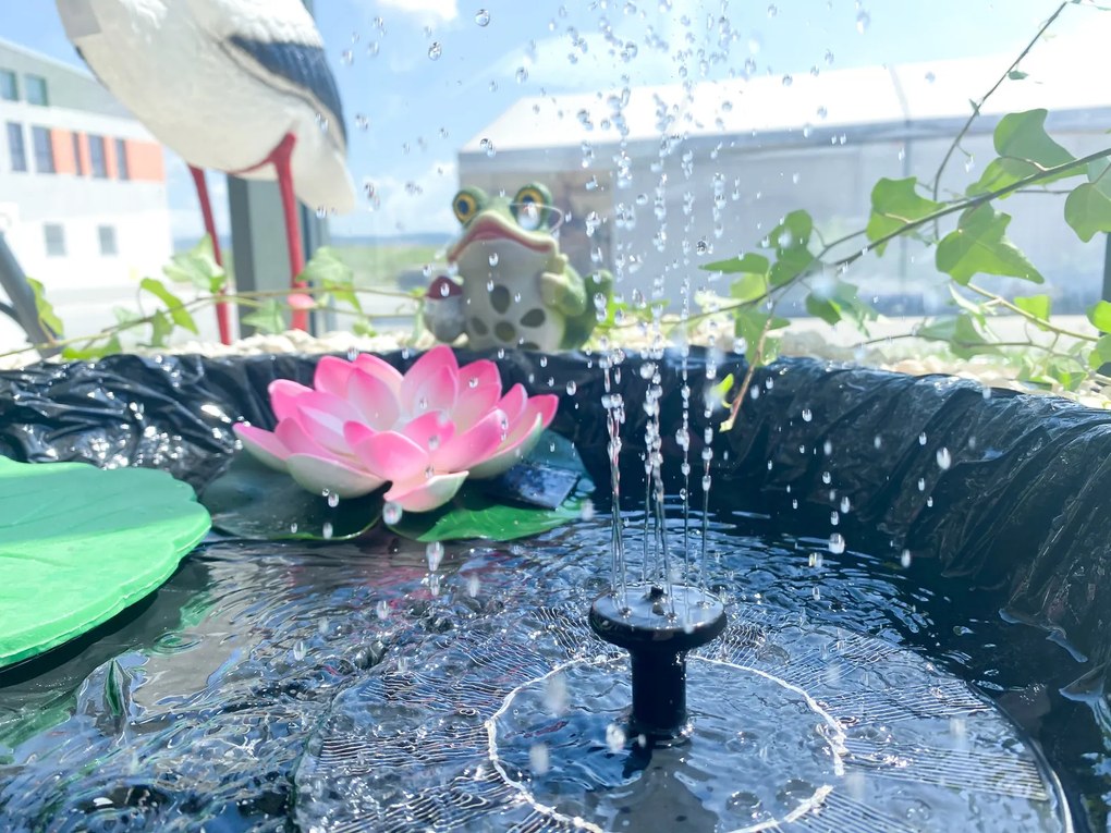 Garden Line Solárna fontána priemer 16 cm