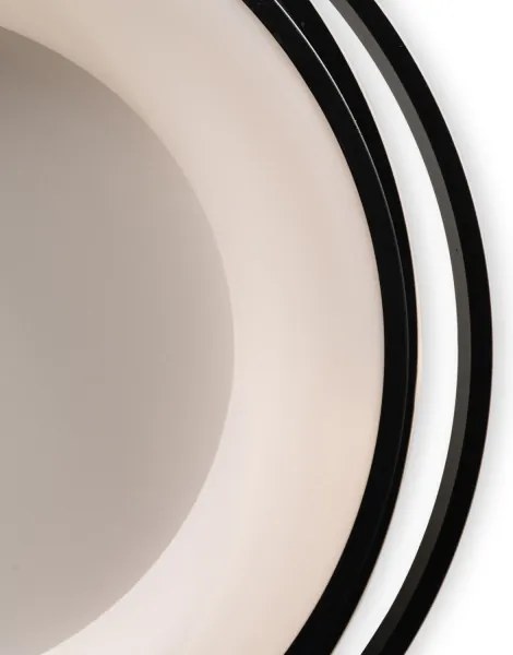 Brilagi - LED stmievateľné stropné svietidlo FLARE LED/84W/230V 47x51 cm čierna + DO