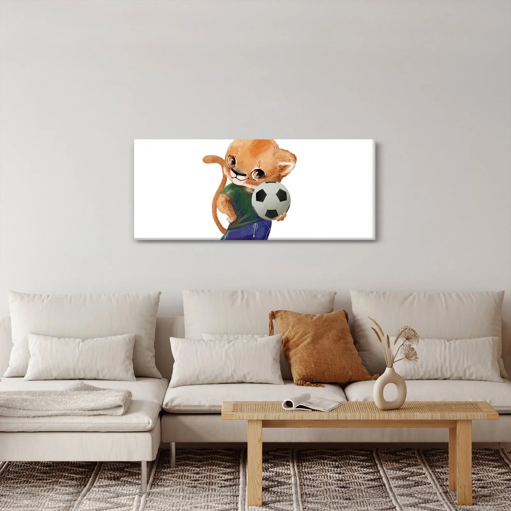 Obraz - Akvarelové zvieratko N⁰4 (120x50 cm)