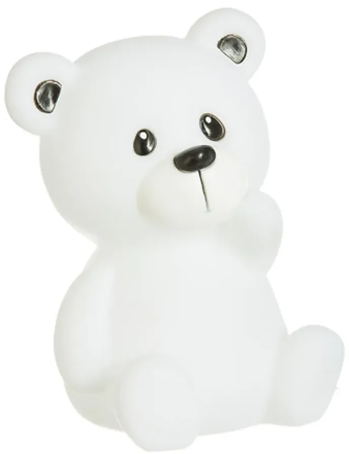 LED detské nočné svetlo TEDDY 10x13,5 cm - viac farieb Farba: Ružová