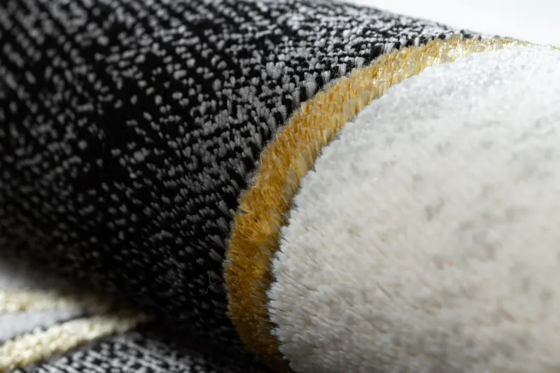 Kusový koberec Emerald 1015 black and gold, 240x330, čiernobiela, kancelária, Dywany Łuszczów