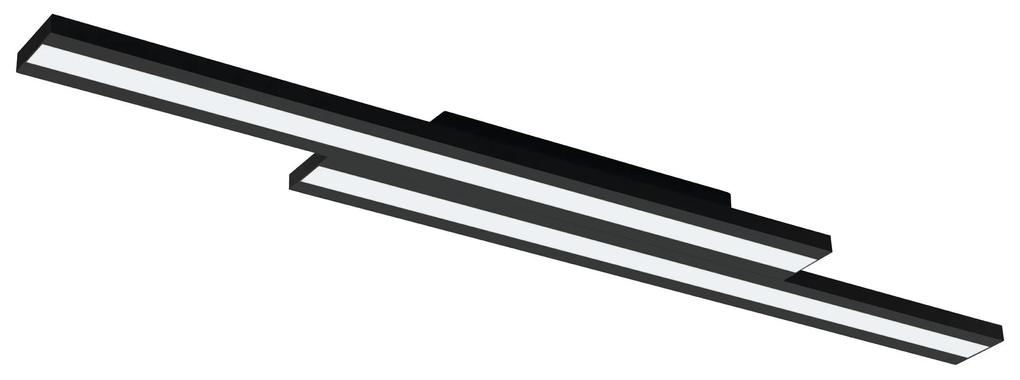 EGLO LED stropné chytré osvetlenie SALITERAS-Z, 2x10, 2W, teplá biela-studená biela, RGB, čierne
