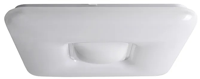 PLX LED stropné svietidlo LUBA, 36W, teplá studená biela, 44x44cm, štvorcový, biely