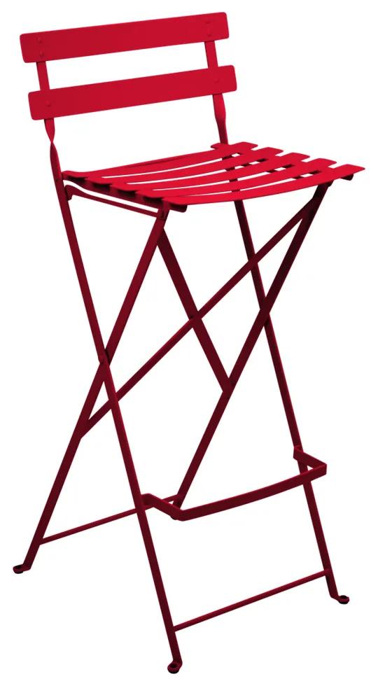 Fermob Skladacia barová stolička BISTRO - Poppy