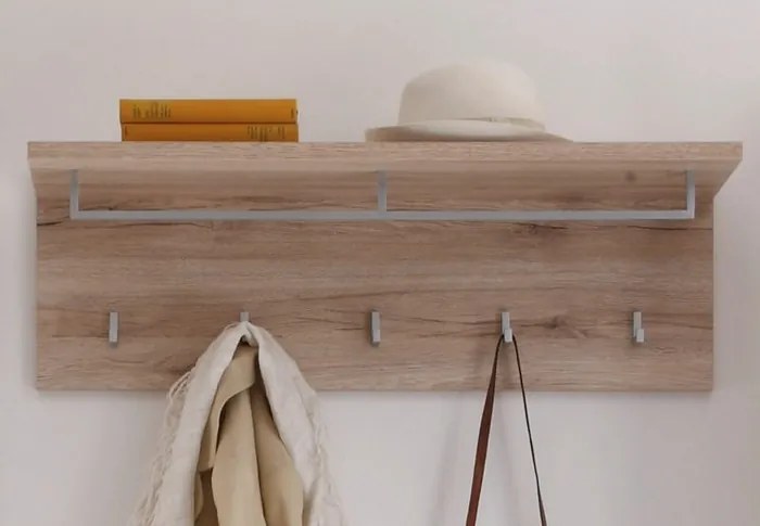 Vešiakový panel Malea, dub san remo