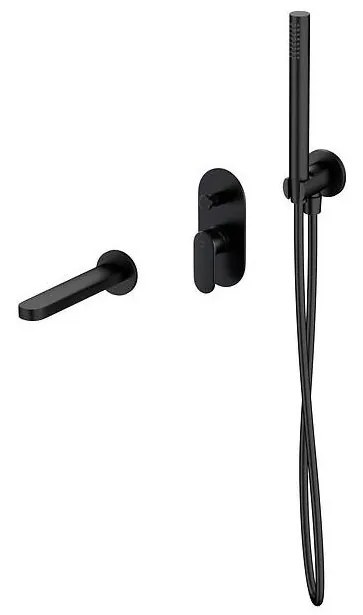 Cersanit S952-042 - Vanová sada s podomietkovou batériou CREA čierna