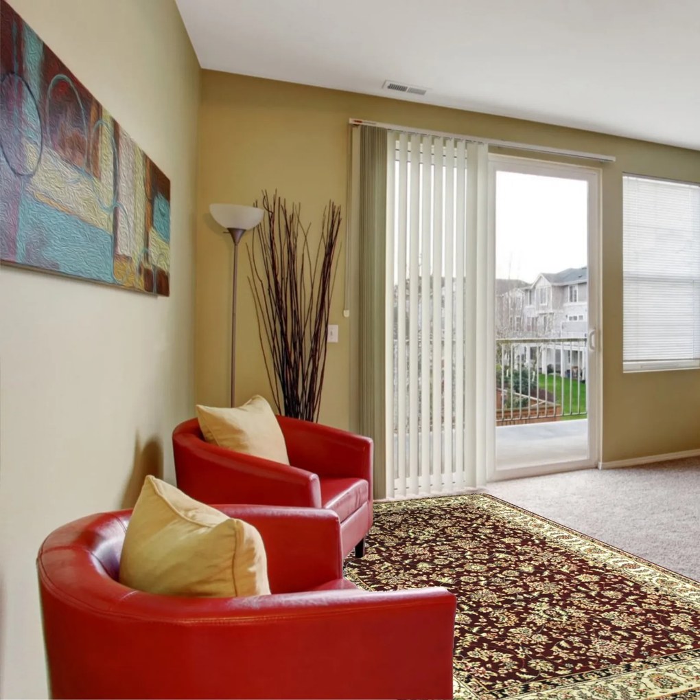 Berfin Dywany, Kusový koberec Anatolia 5378 B (Red), 200x300, červená, kancelária