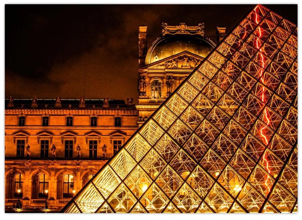 Obraz Louvre v Paríži (70x50 cm)
