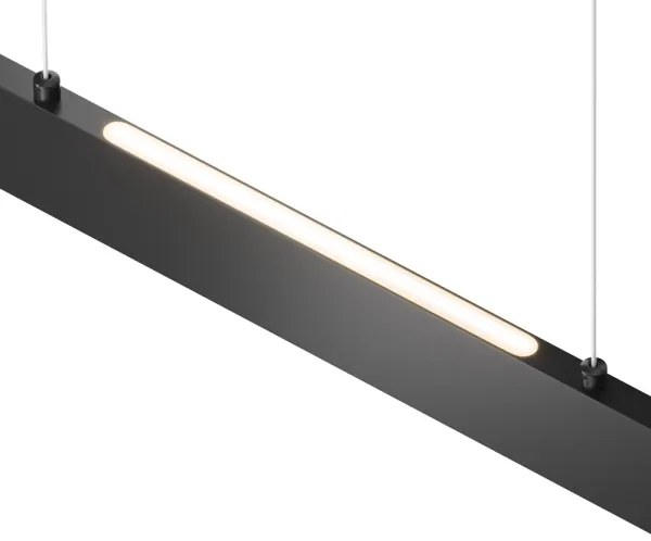 Maytoni P010PL-L30B4K- LED Luster na lanku STEP LED/30W/230V 4000K 118,5 cm čierna