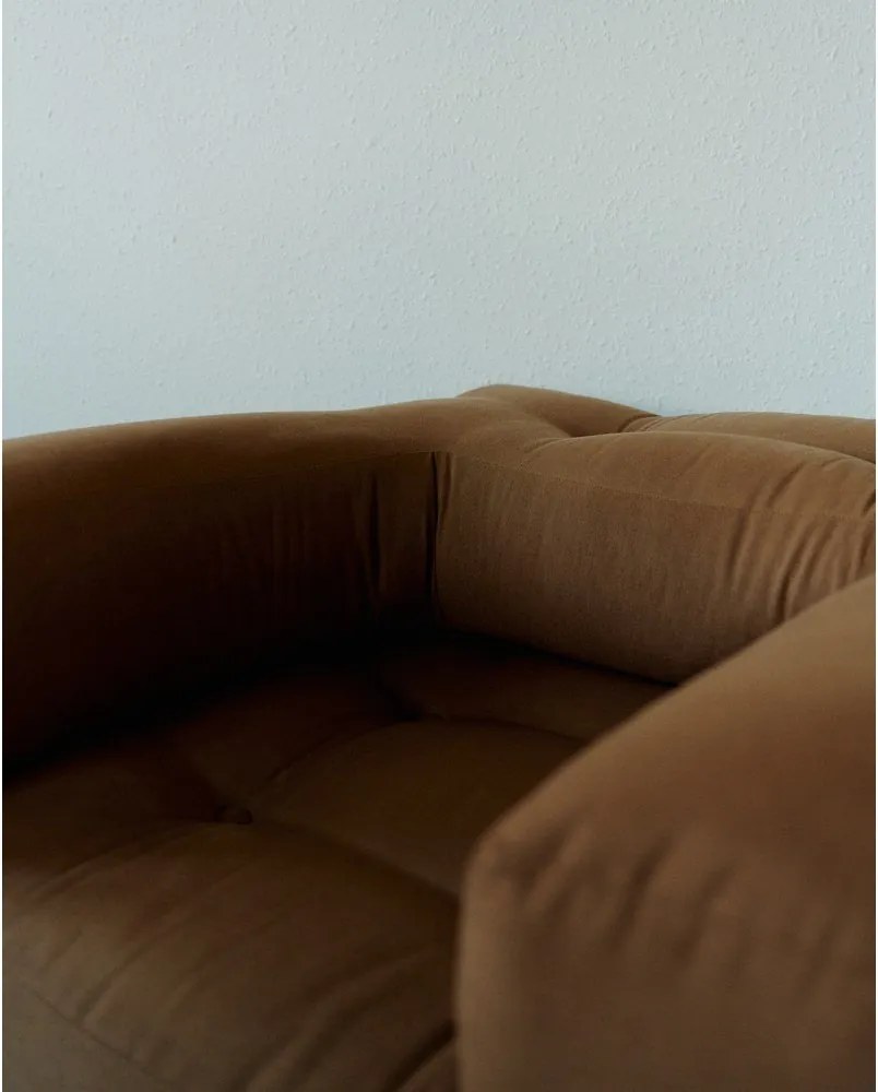 Rozkladacie kreslo s ľanovým poťahom Karup Design Cube Linen