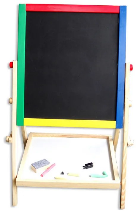 KIK Multifunkčná tabuľa obojstranná magnetická tabuľa 49 cm stojaca