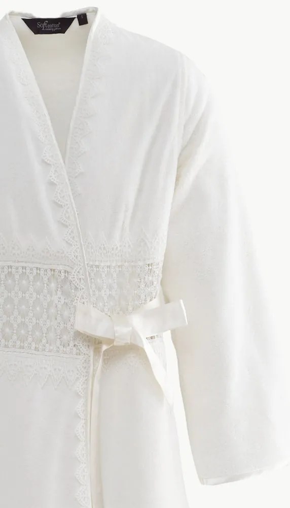 Soft Cotton Dámsky elegantný župan DEMET v darčekovom balení