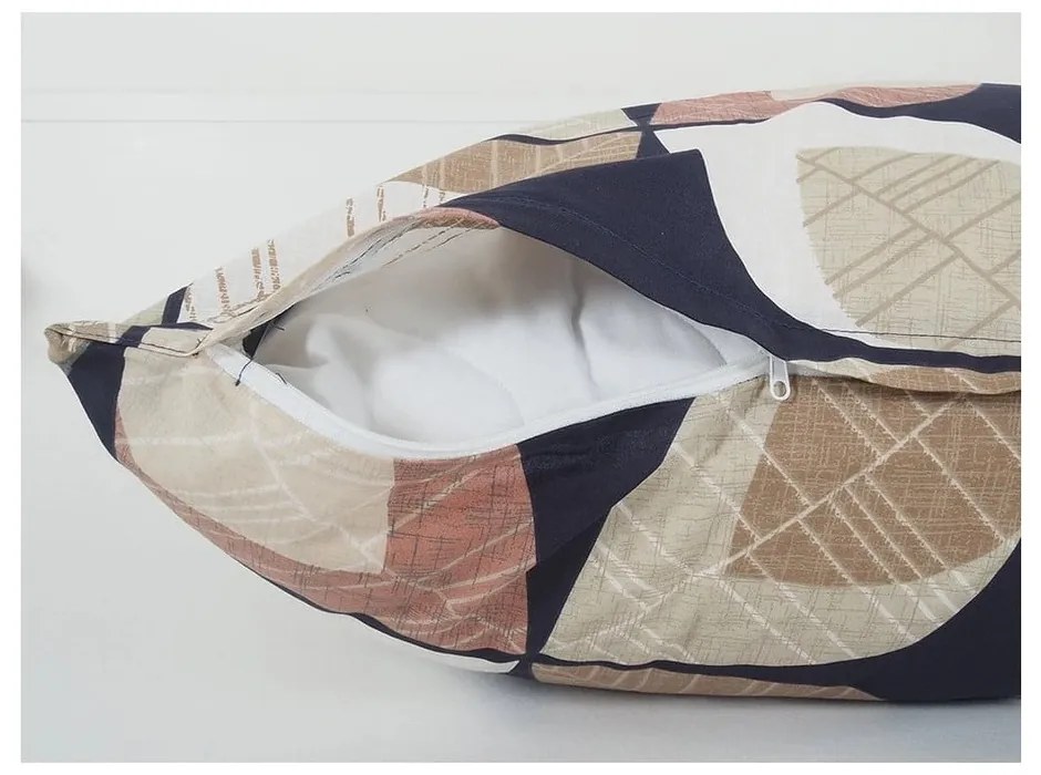 Hnedé krepové obliečky na jednolôžko 140x200 cm Autumn Leaf – B.E.S.