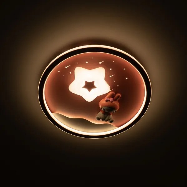 Brilagi - stmievateľné LED detské stropné svietidlo BUNNY LED/83W/230V 3000-6000K +DO