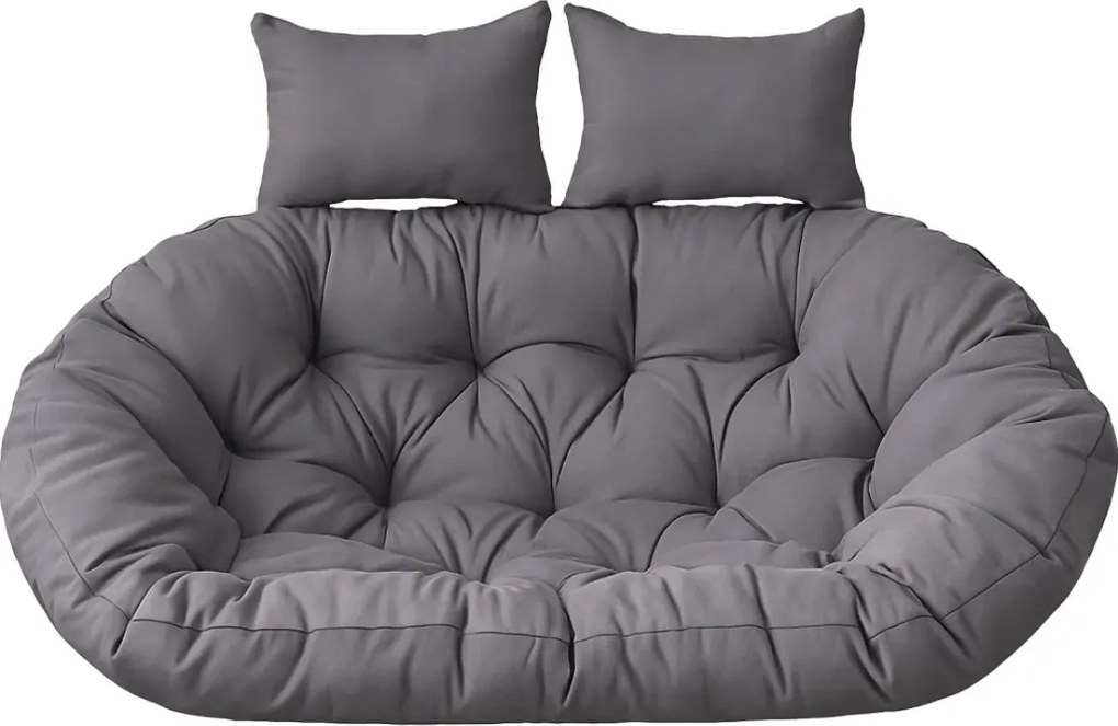 Vankúš na závesné hojdacie dvojkreslo - tmavosivý