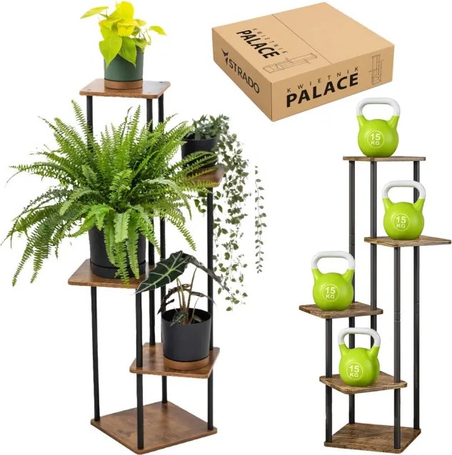 Stojan na kvety PALACE čierny