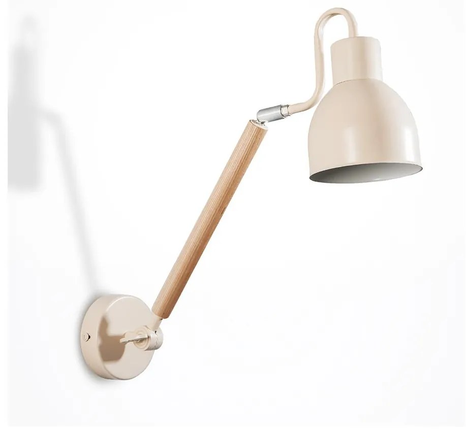 Nástenné svietidlo KALLITHEA 1xE27/60W/230V béžové