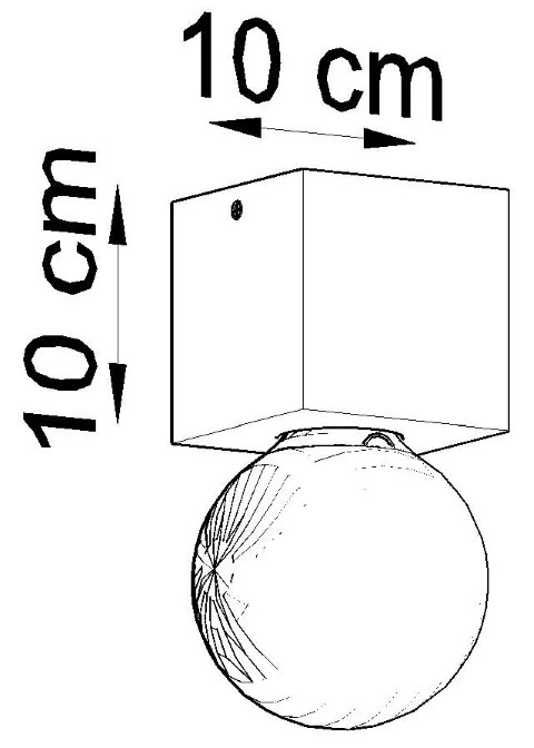 Stropné svietidlo Ariz, drevené telo svietidla