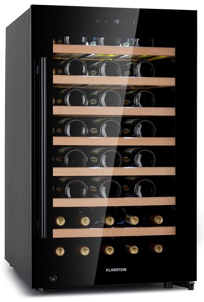Klarstein Barossa 50 Uno, vinotéka, 120 l, 52 fliaš, 1 zóna, dotykový displej