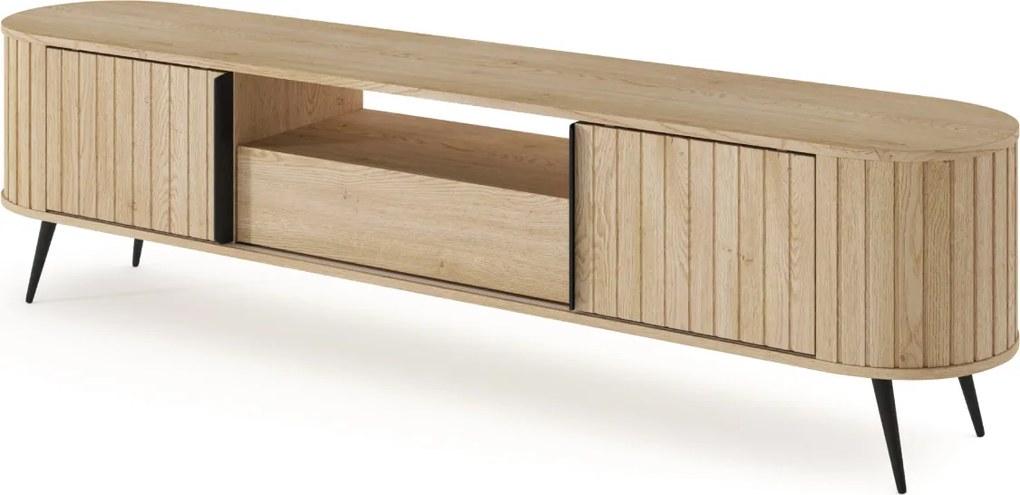 TV skrinka ROSELIN 196cm dub cremona