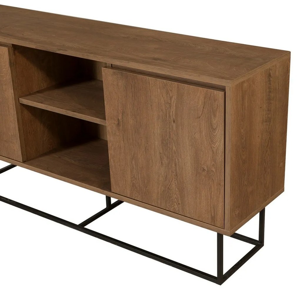 Skrinka Tela Walnut and Black