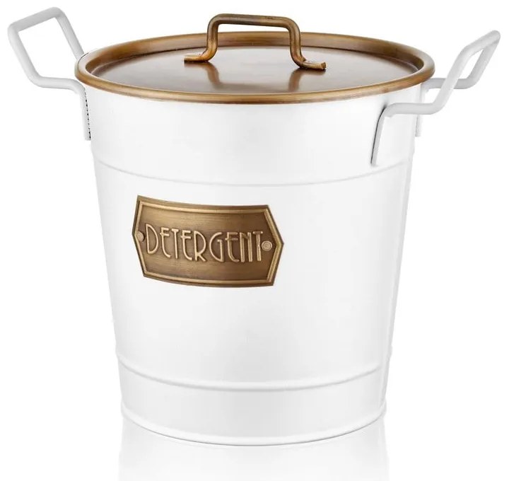 Biely oceľový kúpeľňový organizér - Hermia