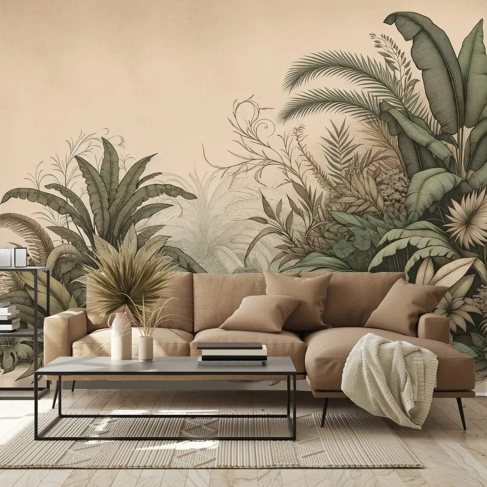 Tapeta prírodná tropická džungľa