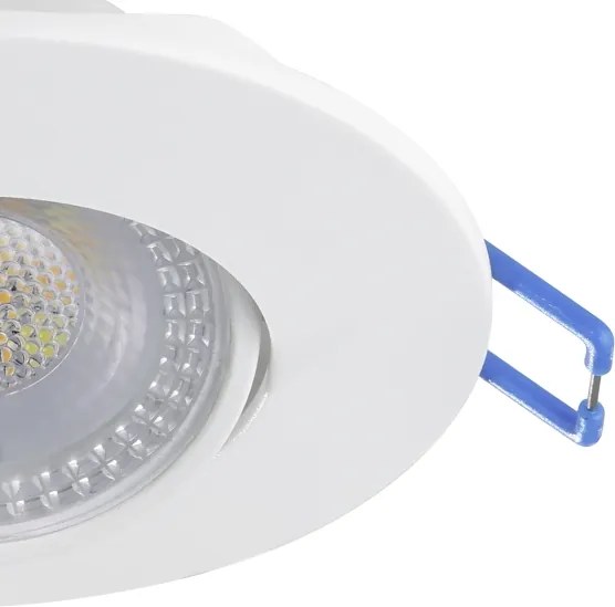 Eglo 300187 - Sada 10× LED zapustených svietidiel GEDREZ LED/4,9W/230V pr. 9 cm biela