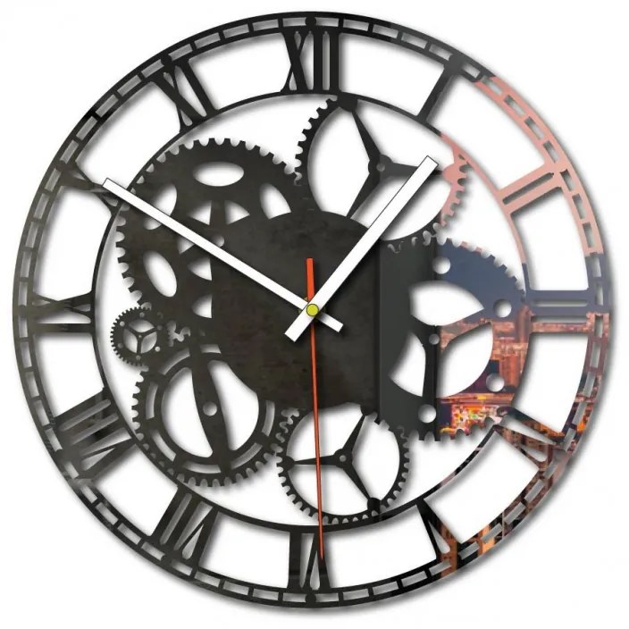 Nástenné hodiny Quartz, nalepovacie dekorácie, 3D zrkadlové nálepky Xmomo X0071-Trendy wall clock