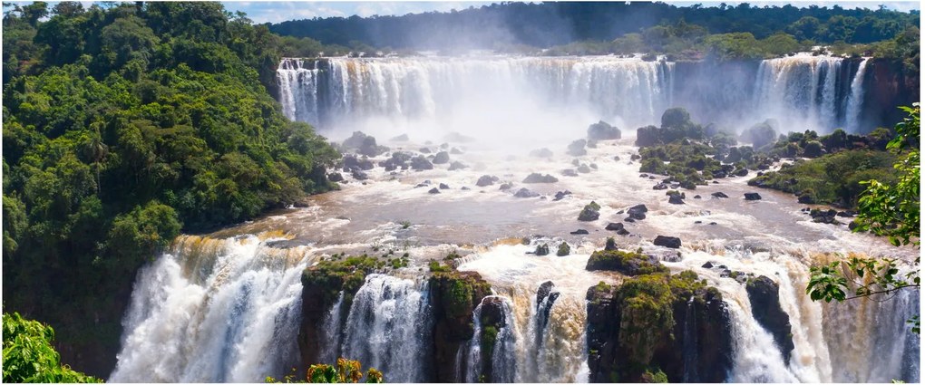 Obraz Iguassu vodopádov (120x50 cm)